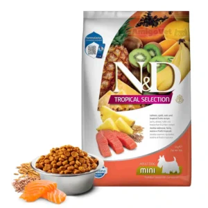 Сухий корм для дорослих собак малих порід Farmina N&D Tropical Selection низькозерновий з лососем і тропічними фруктами
