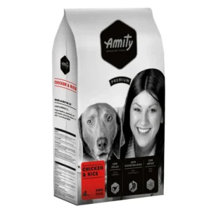 Сухий корм Amity з куркою і рисом для дорослих собак