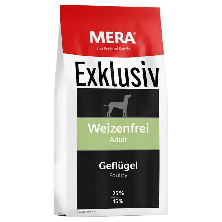 Сухий корм Mera EXCLUSIV Adult для активних собак з птицею, без пшениці, 15 кг