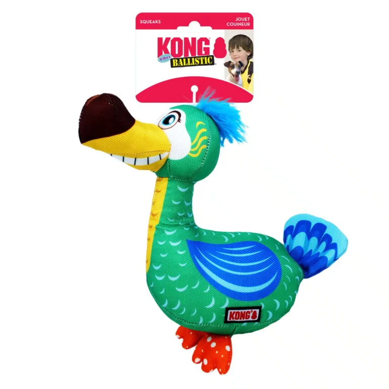 Іграшка KONG Ballistic Vibez Birds пташка з пискавкою для собак