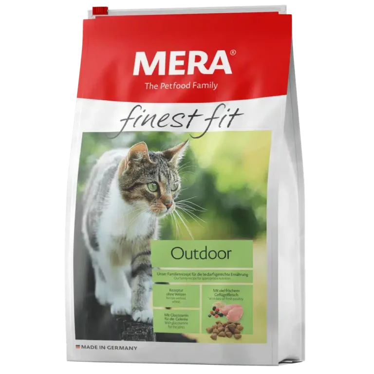 Сухий корм для котів із доступом на природу MERA finest fit Outdoor із свіжим м'ясом птиці та лісовими ягодами