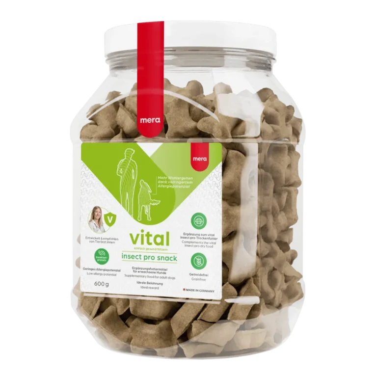 Ласощі Mera MVH Insect Pro для чутливих собак з комахами і картоплею, 600 г