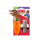 Іграшка для котів KONG Cat Refillables Feather Carrot Морква з пір'ям з котячою м'ятою (із змінним наповненням)