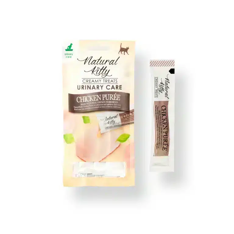 Ласощі Natural Kitty з куркою для сечовивідних шляхів котів, 4х12 г