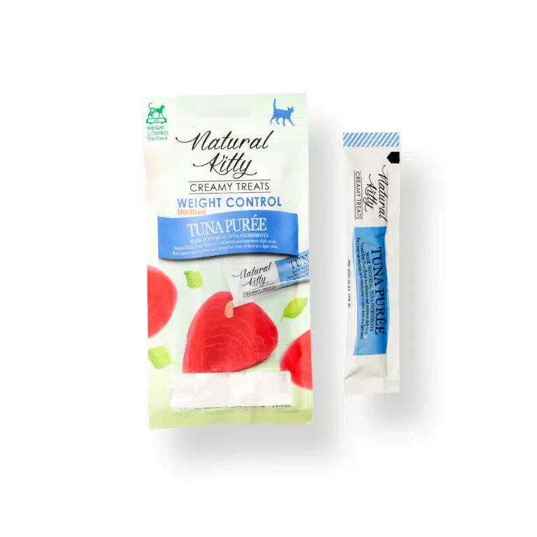 Ласощі Natural Kitty з тунцем для стерилізованих котів, 4х12 г