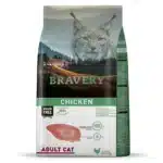 Сухий корм для дорослих котів Bravery з куркою