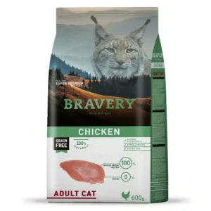 Сухий корм Bravery з куркою для дорослих котів