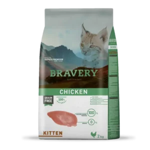 Сухий корм Bravery для кошенят з куркою