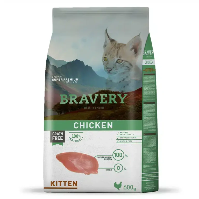 Сухий корм Bravery для кошенят з куркою
