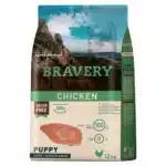 Сухий корм Bravery для цуценят середніх та великих порід з куркою