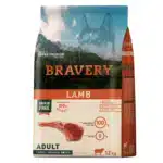 Сухий корм Bravery для дорослих собак середніх та великих порід з ягням
