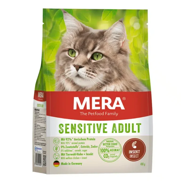 Сухий корм Mera Cats Sensitive Adult Insect для чутливих котів з комахами, 400 г