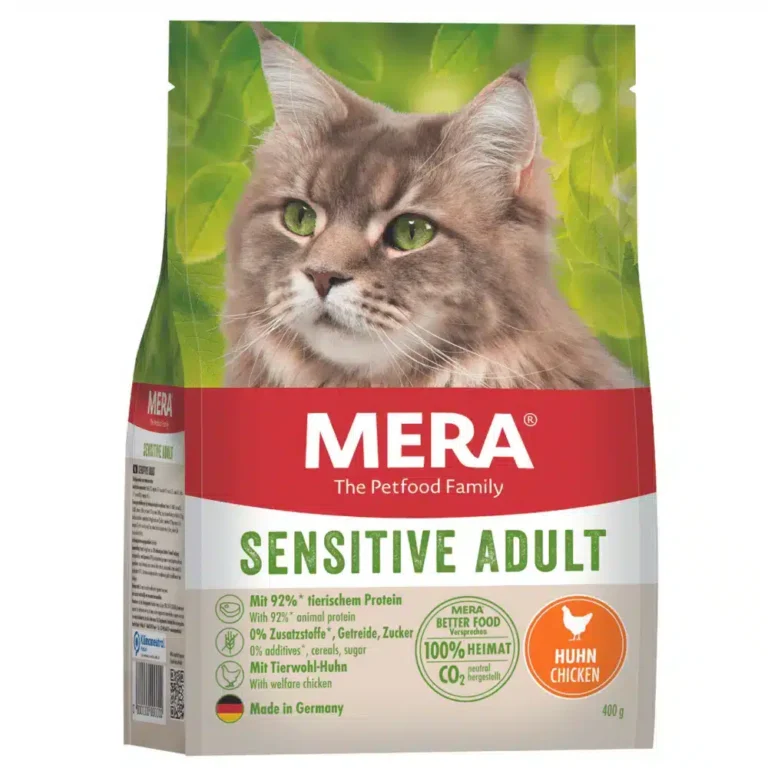 Сухий корм для дорослих котів Mera Cats Sensitive Adult з куркою