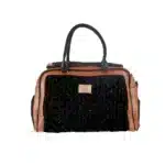 Дорожня сумка для домашніх тварин MISOKO&CO 45 x 20 x 30 см, чорно-коричнева
