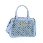 Дорожня сумка для домашніх тварин MISOKO&CO 40 x 19.5 x 30 см, блакитна