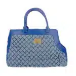 Дорожня сумка для домашніх тварин MISOKO&CO 51 x 18 x 34.5 см, синя