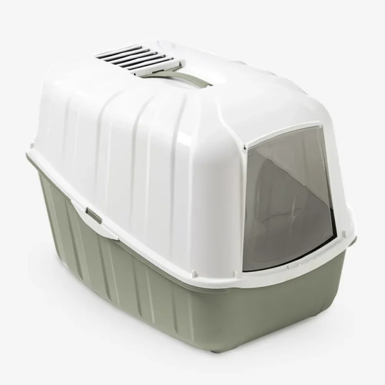 Закритий туалет з фільтром Komoda Light Green для котів, 54x39x40 см