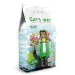 Бентонітовий наповнювач CAT'S WAY алое вера + зелені гранули