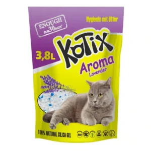 Силікагелевий наповнювач Kotix Lavender лаванда для котів