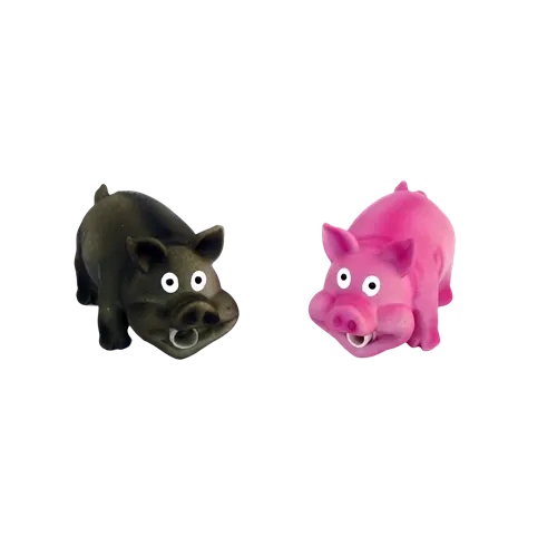 Іграшка Papillon Latex Grunting Smiling порося з пискавкою для собак, 16 см