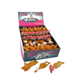 Іграшки Papillon Latex Mini Chicken Duck Pig для собак, 14 см, в асортименті