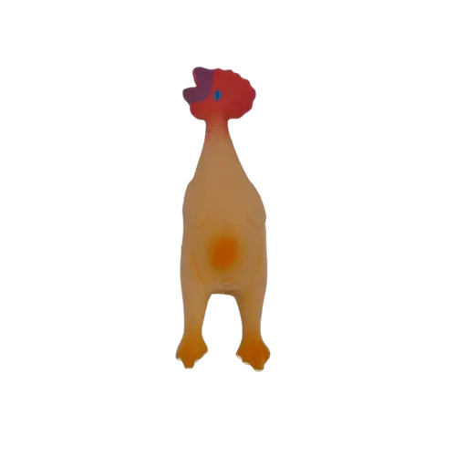 Іграшка Papillon Latex Chicken мала курка з пискавкою для собак, 23 см