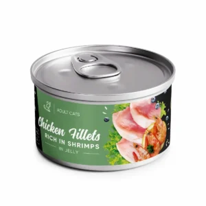 Вологий корм Savory філе курки з креветками для дорослих котів, 70 г