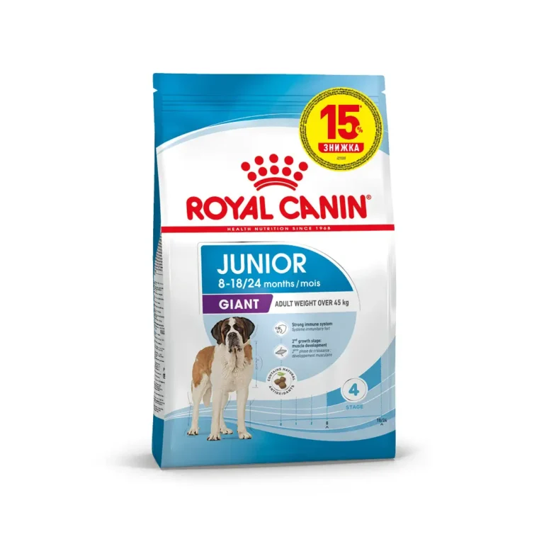 Сухий корм для молодих собак гігантських порід Royal Canin Giant Junior, 15 кг