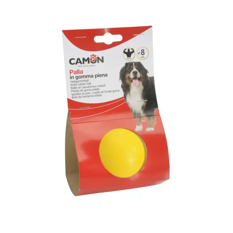 Іграшка Camon м'яч з литої гуми для собак, 8 см