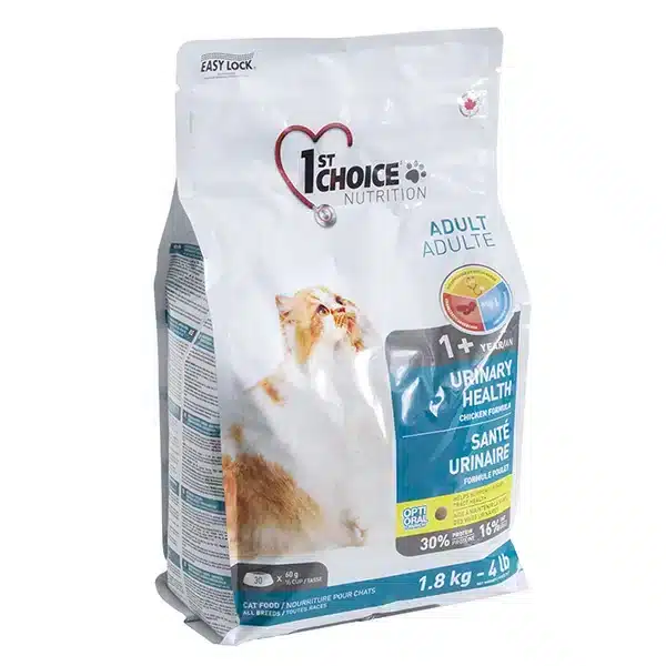 1st Choice Urinary Health з куркою для котів, 1.8 кг