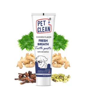 Зубна паста Pet Clean зі смаком курки для тварин, 100 г