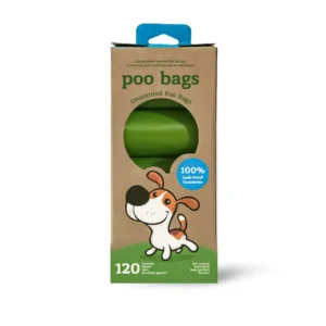 Біорозкладні пакети Poo Bags, 8 рулонів по 15 шт
