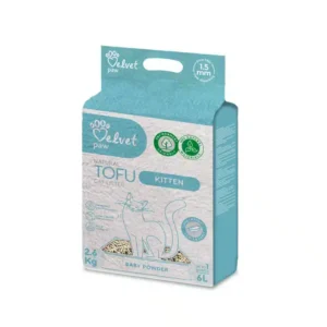 Наповнювач Velvet Paw TOFU для кошенят, 2,6 кг