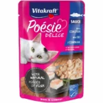 Вологий корм для котів Vitakraft Poésie Délice сайда в соусі, 85 г
