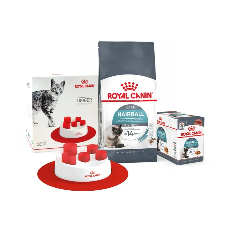 Сухий корм для котів Royal Canin Hairball Care 2 кг + вологий 12 паучів + годівниця в подарунок