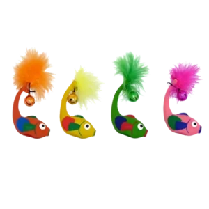 Іграшка Papillon Latex fish Рибка з дзвіночком для котів, 11 см (в асортименті)