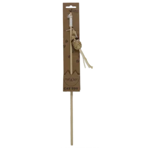 Іграшка Papillon Cat toy Вудка з мишкою із сизалю для котів, 40/5 см