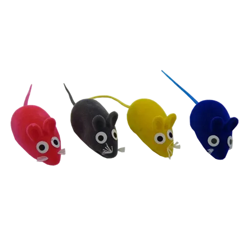 Іграшка Papillon Velvet mice"Миша" з оксамиту для котів, 6 см, в асортименті