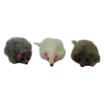 Іграшка Papillon Миша з брязкальцем з хутра для котів, 9 см