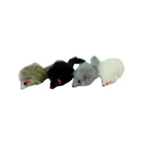 Іграшка Papillon Миша з брязкальцем з хутра для котів, 8 см (в асортименті)
