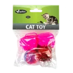 Іграшка Papillon Cat toy set набір 2 м'ячі та клубок з вовни для котів
