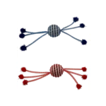 Іграшка Papillon Coloured balls м'ячик з 6 мотузками для котів, в асортименті