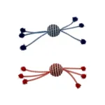 Іграшка Papillon Coloured balls м'ячик з 6 мотузками для котів, в асортименті