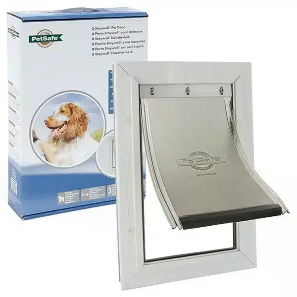 Дверцята посиленої конструкції PetSafe Staywell Aluminium Medium для собак середніх порід до 18 кг