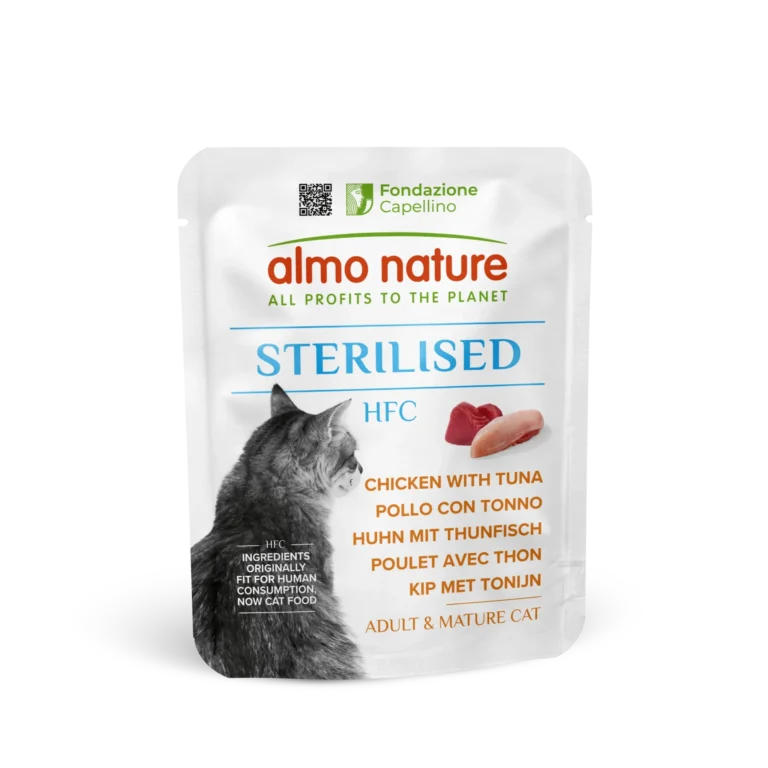 Вологий корм Almo Nature Sterilised Cat з куркою і тунцем для стерил. котів, 50 г