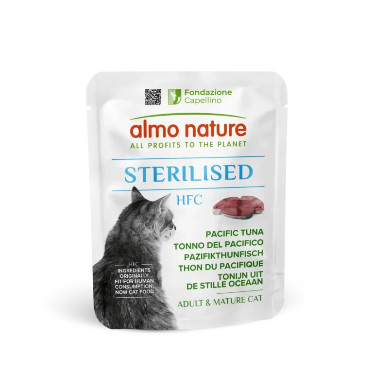Вологий корм Almo Nature Sterilised Cat з тихоокеанським тунцем для стерил. котів