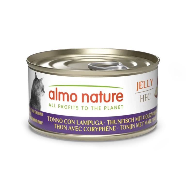 Вологий корм Almo Nature HFC Cat Jelly з тунцем і макреллю для котів, 70 г