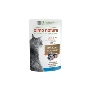 Вологий корм Almo Nature HFC Cat Jelly зі скумбрією для котів, 55 г