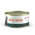 Вологий корм для дорослих котів Almo Nature HFC Cat Mousse зі скумбрією і куркою, 70 г