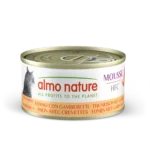 Вологий корм Almo Nature HFC Cat Mousse з тунцем і креветками для котів, 70 г